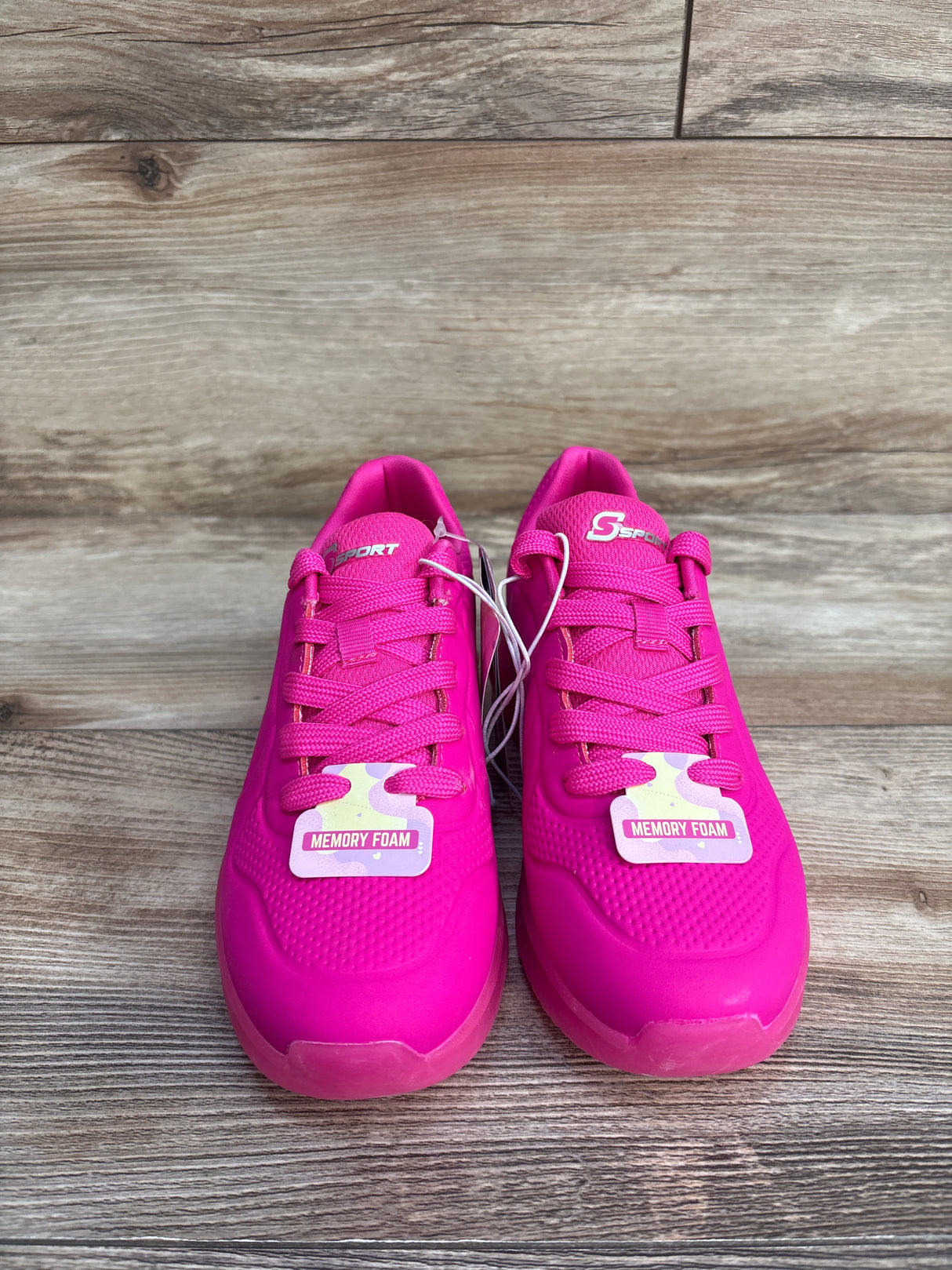 NEW Sketchers S Sport Conny Sneakers Pink sz 1Y