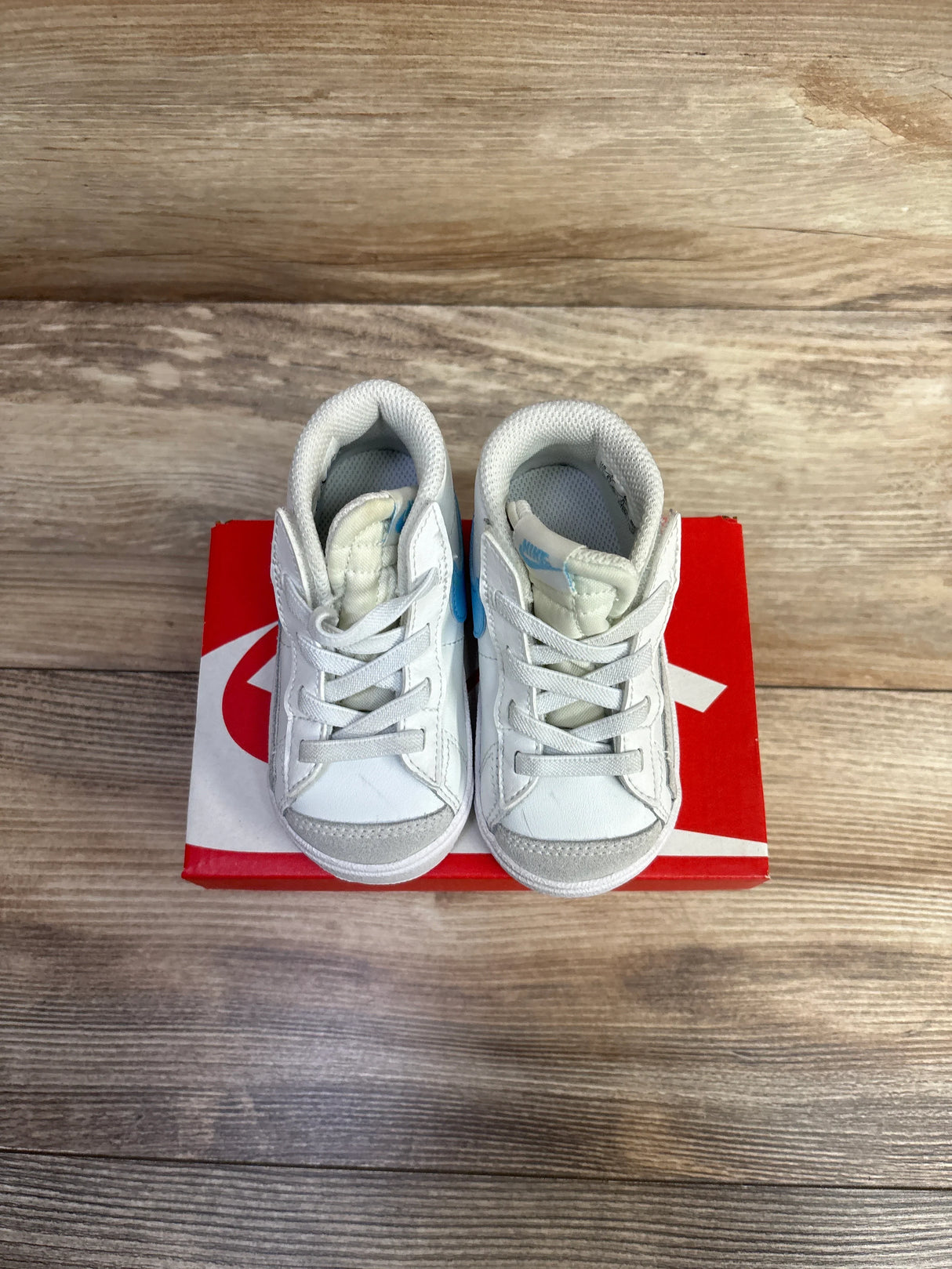 Nike Blazer Mid '77 TD 'White/Aquarius Blue' Sneakers sz 6c