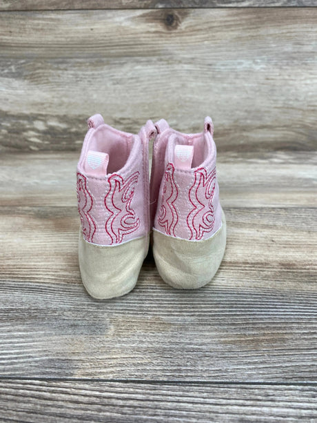 Stepping Stones Western Crib Booties Pink sz 9-12m - Me n Mommy To Be