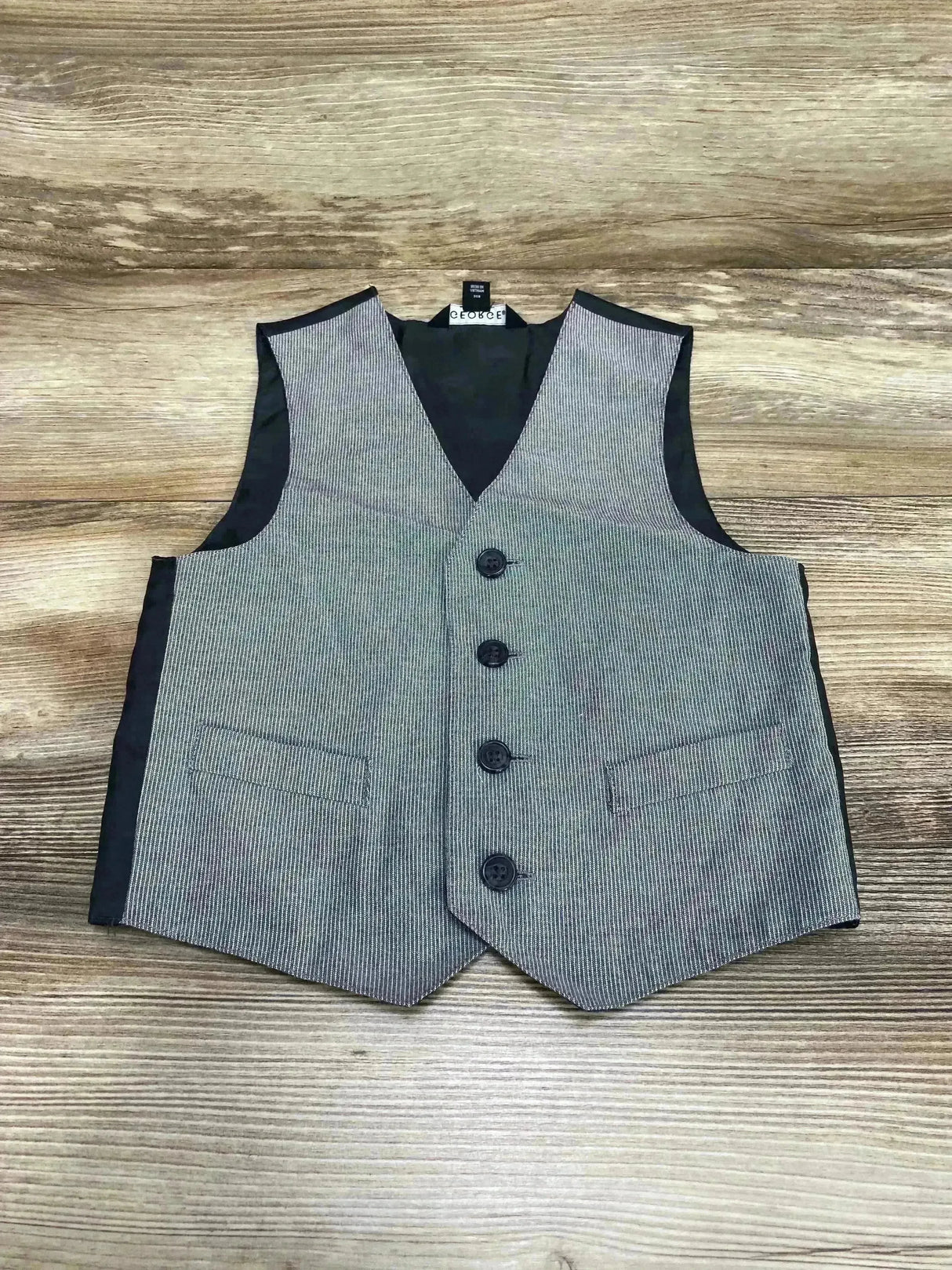 George Vest Grey sz 4T - Me n Mommy To Be