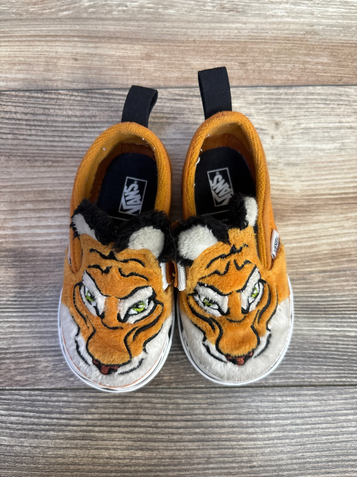 Vans Discovery Project Cat Slip-On V Wild Tiger, Orange sz 5c