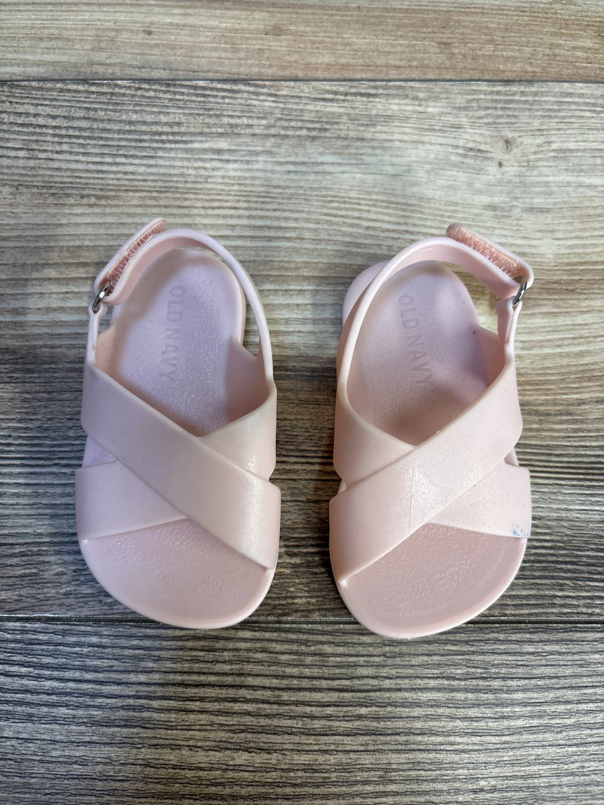 Old Navy Cross Strap Jelly Sandals Pink sz 3c