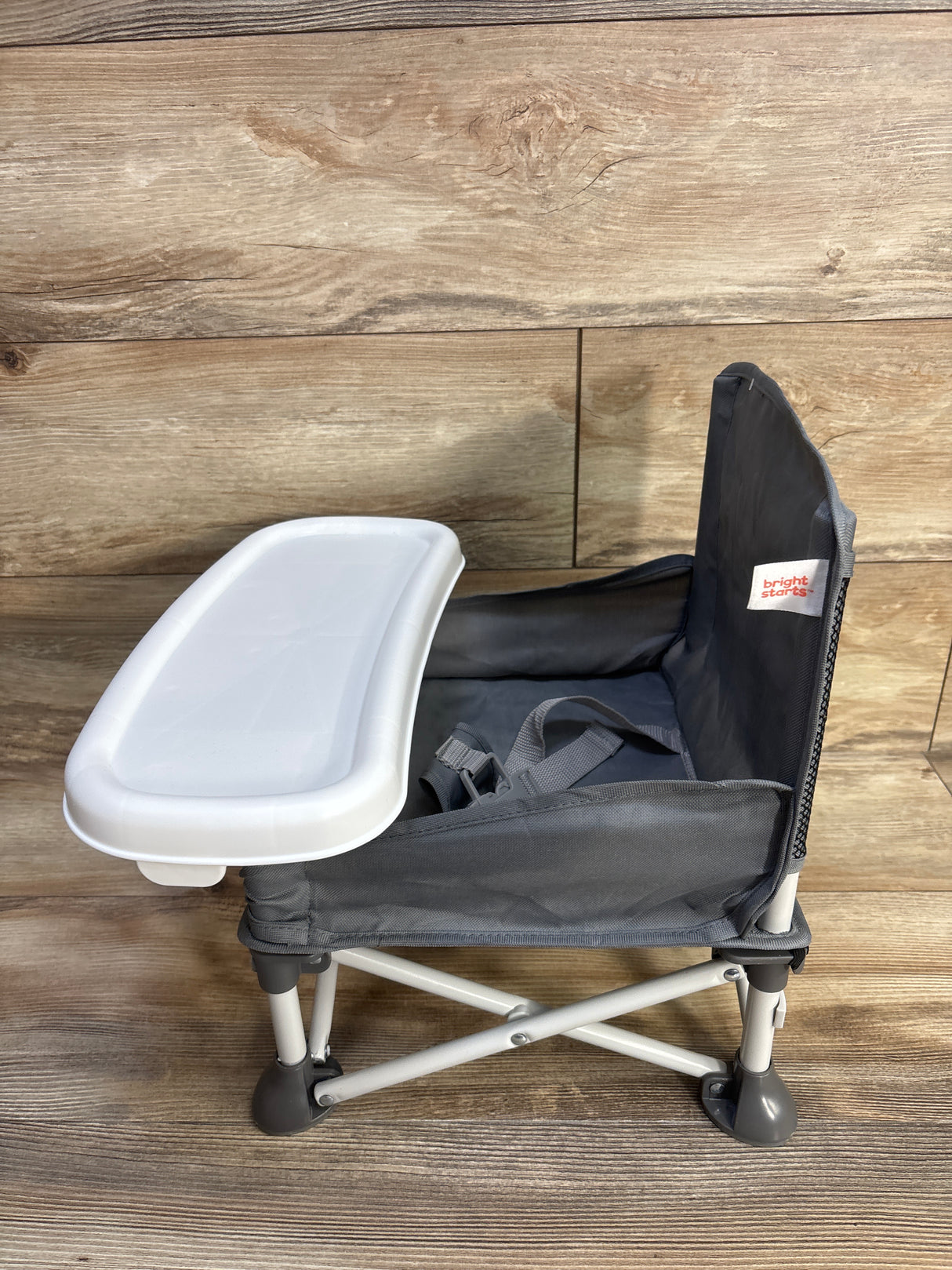 Bright Starts Pop N Sit Portable Booster Seat Grey