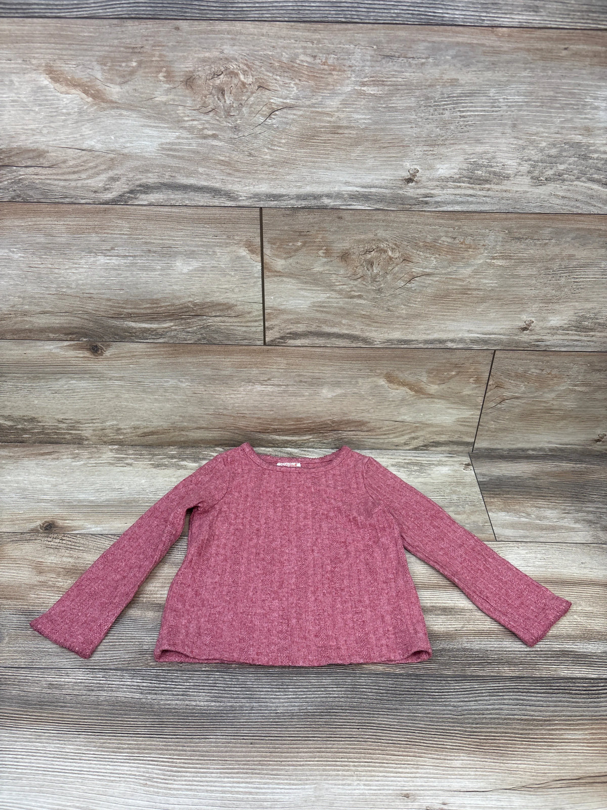Cat & Jack Long Sleeve Knit Shirt Red sz 3T