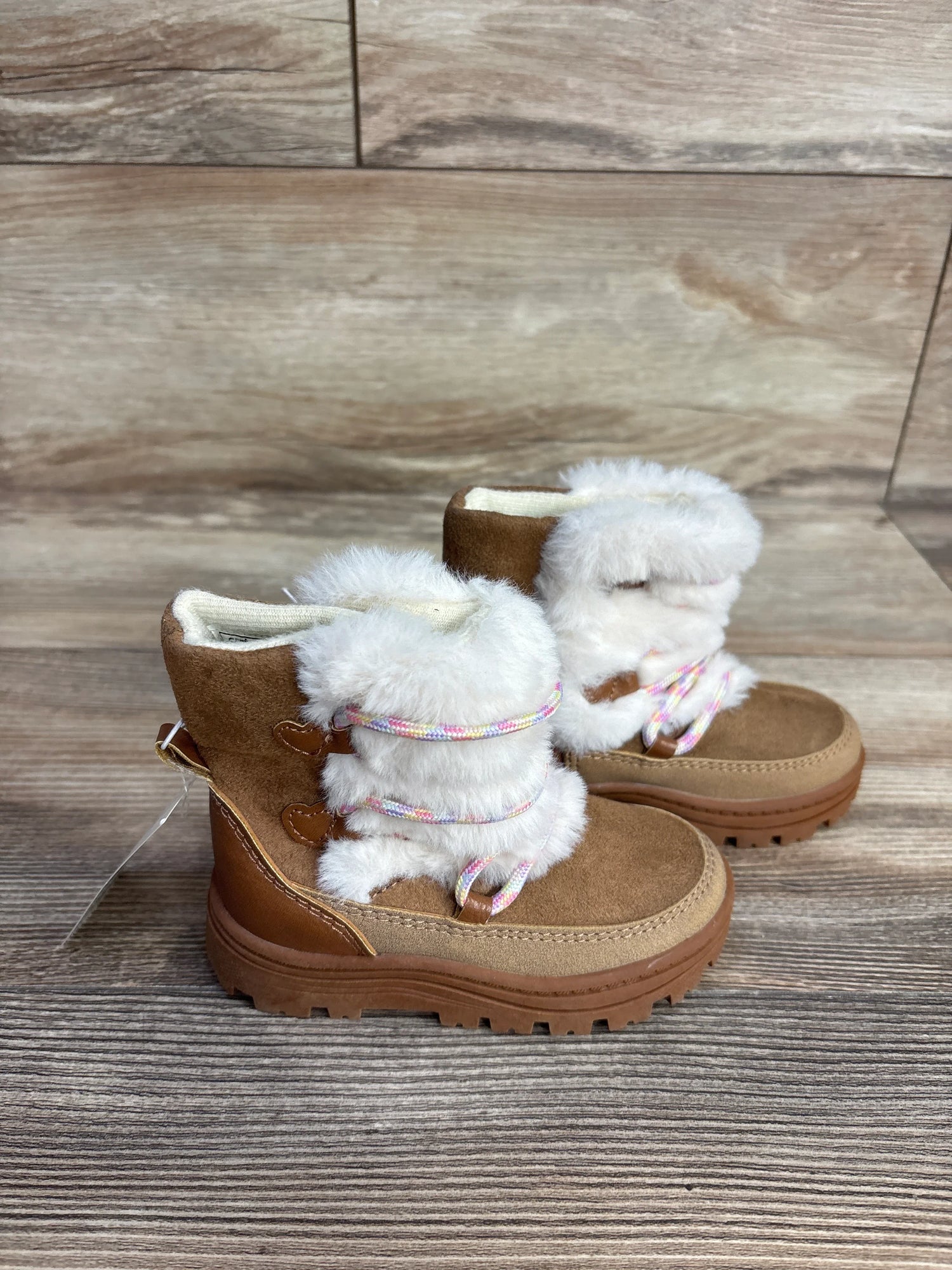 NEW Carter's Ariella Fashion Boots Brown sz 6c