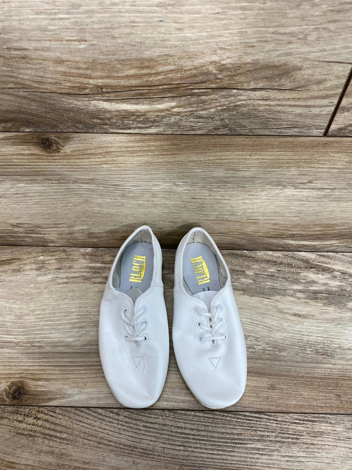 Bloch Jazzlite Full Sole Jazz Shoes White sz 11c - Me n Mommy To Be