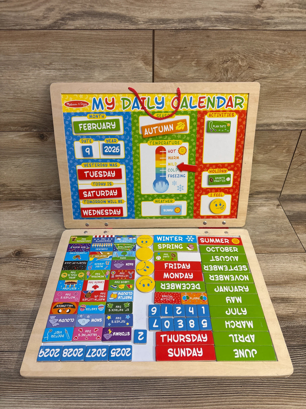Melissa & Doug My Magnetic Daily Calendar