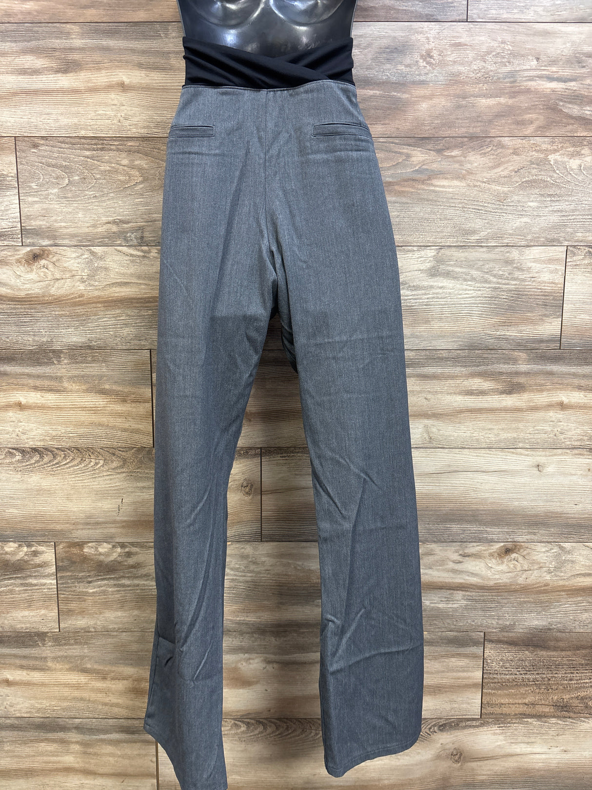 Isabel Maternity Crossover Panel Bootcut Pants Grey sz XXL/18