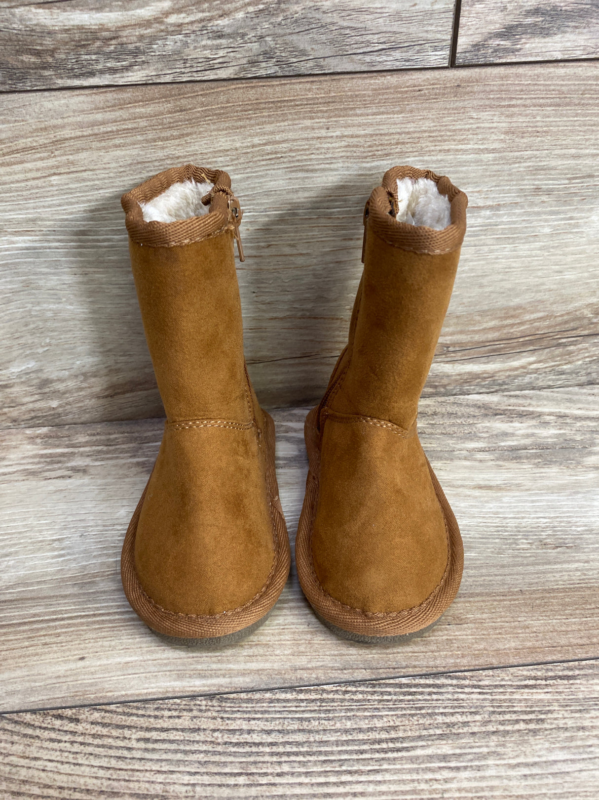 Harper Canyon Seude Tall Shearling Boots Brown sz 5c