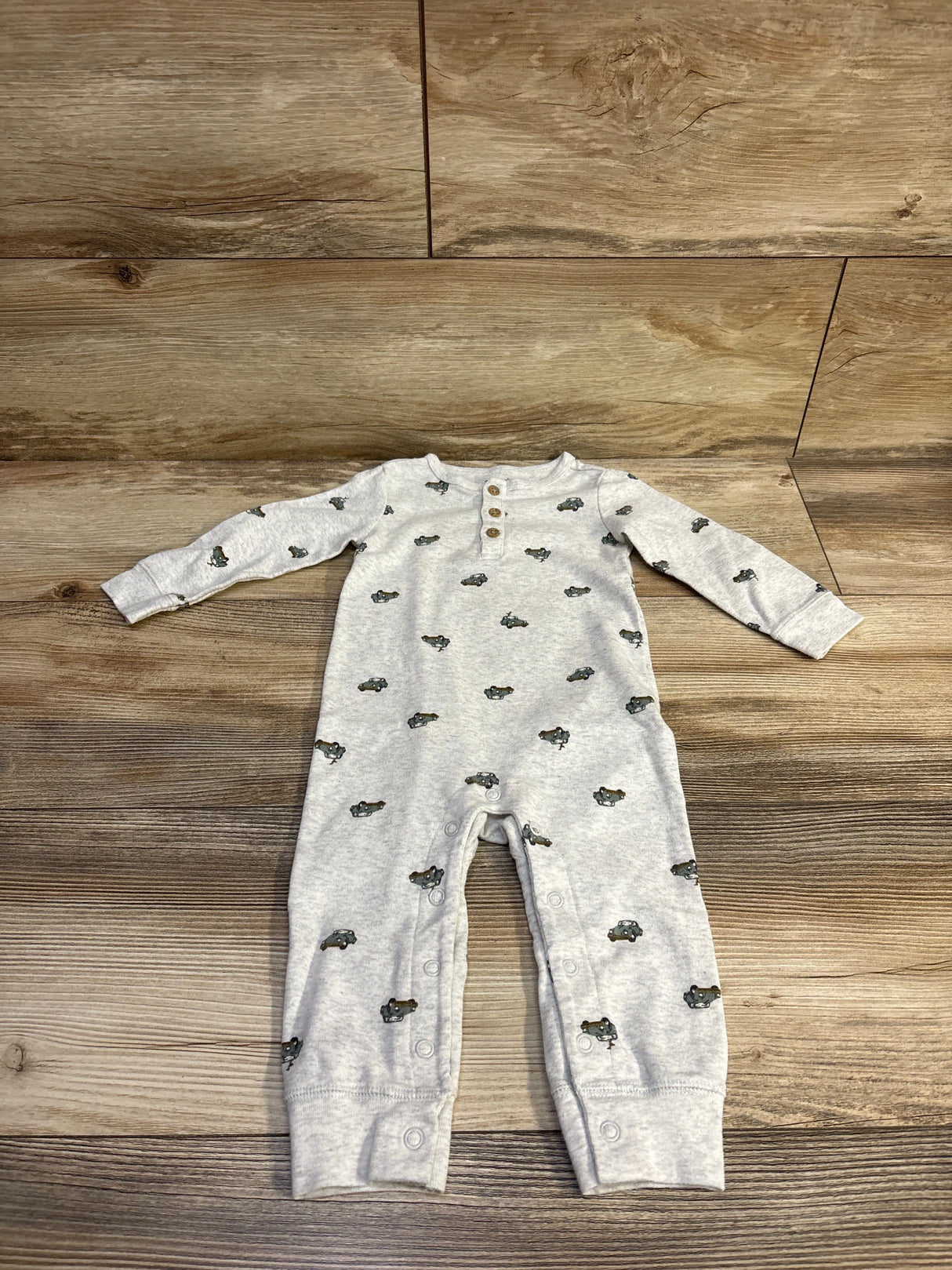 Carter's Henley Coverall Grey sz 12m