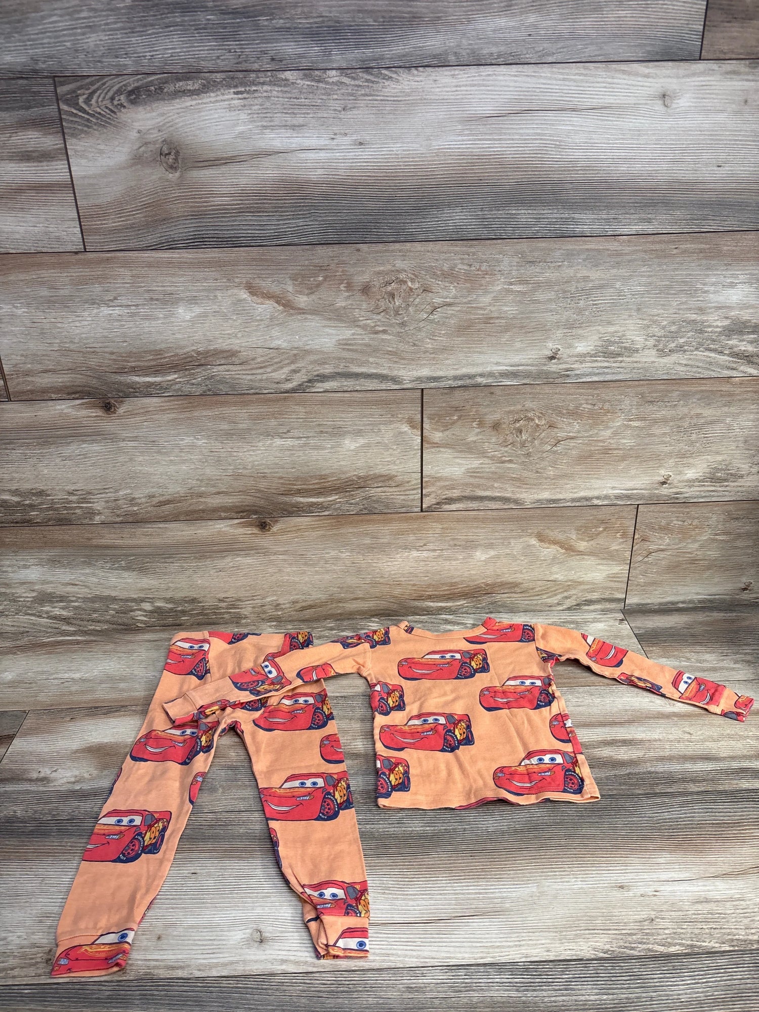 Baby Gap x Disney Pixar Cars 2pc Pajama Set Orange sz 3T
