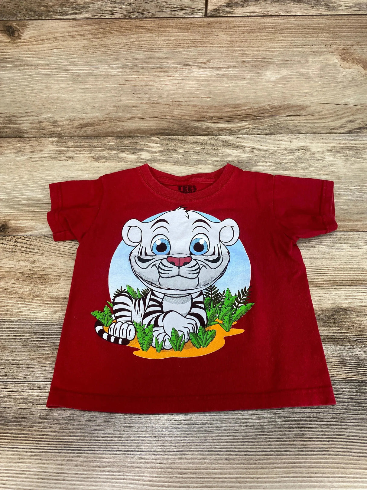 Tees Jungle Flap Mouth Shirt Red sz 2T - Me n Mommy To Be
