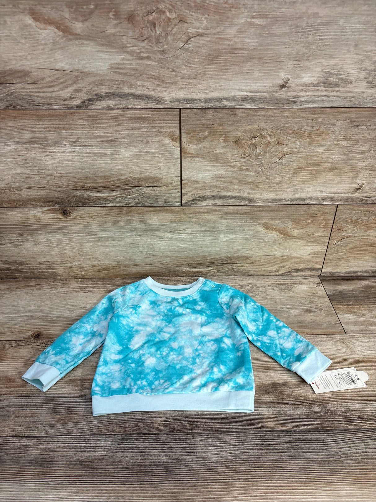 NEW Cat & Jack Tie-Dye Sweatshirt Blue sz 12m