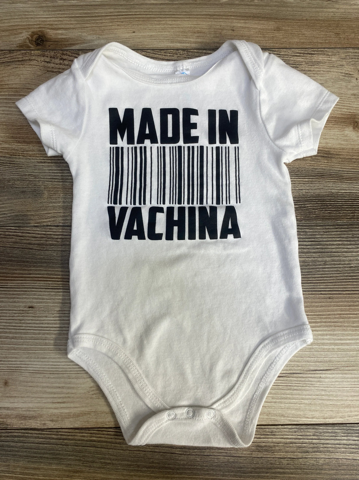 Baby Essentials Made in Vachina Bodysuit White sz 12m - Me n Mommy To Be