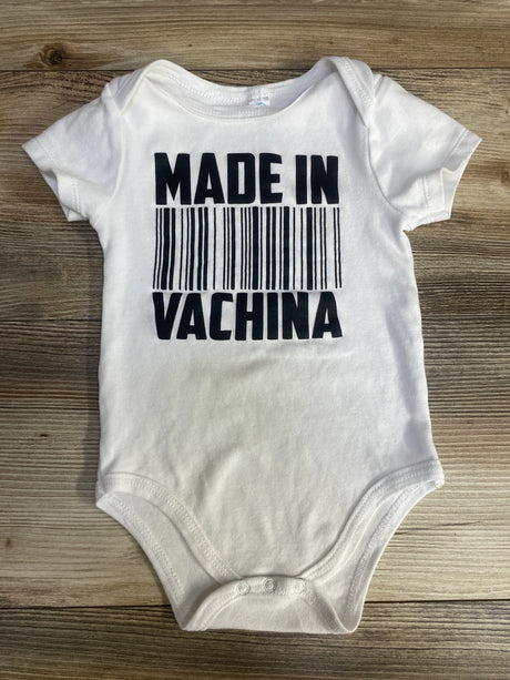 Baby Essentials Made in Vachina Bodysuit White sz 12m - Me n Mommy To Be