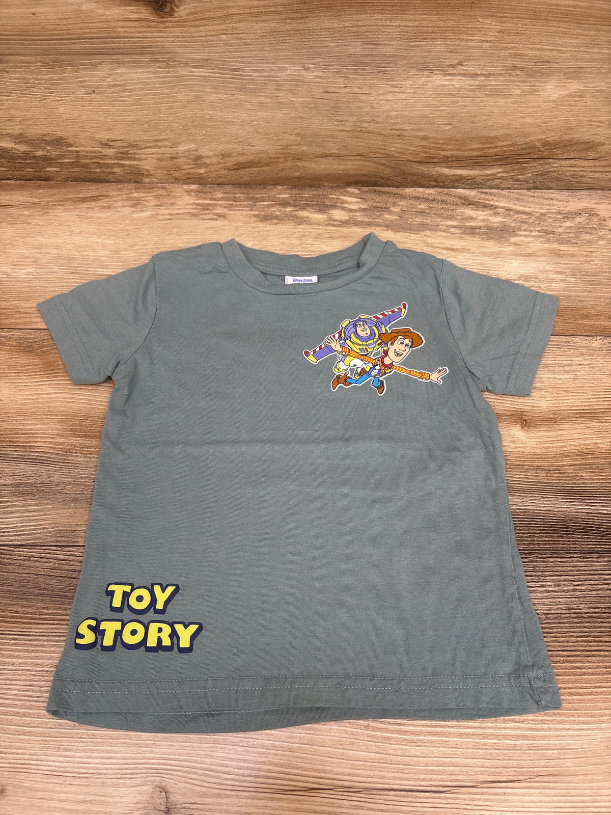 Disney Pixar Toy Story Shirt Green sz 3T