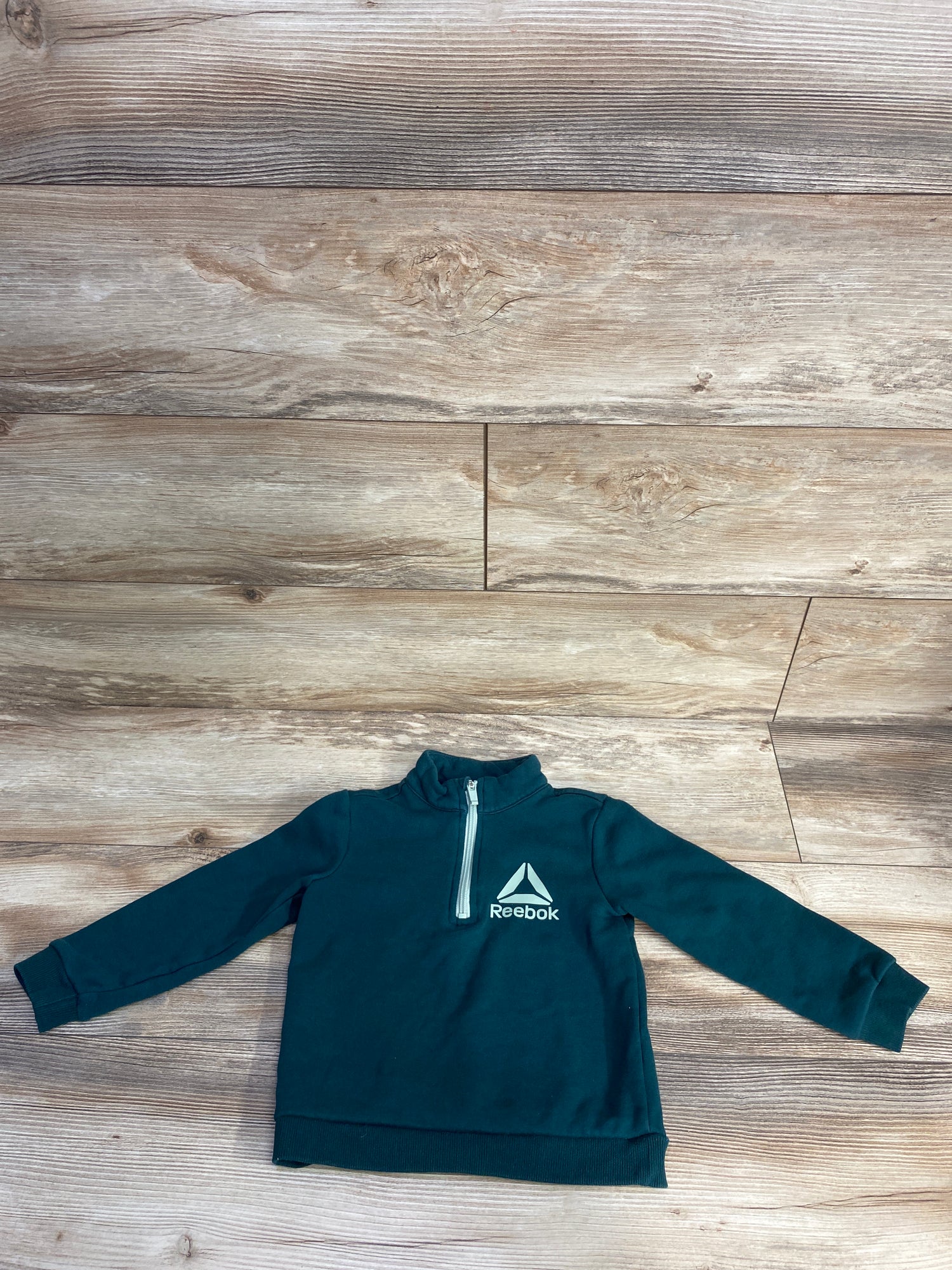 Reebok Half Zip Sweatshirt Green sz 3T