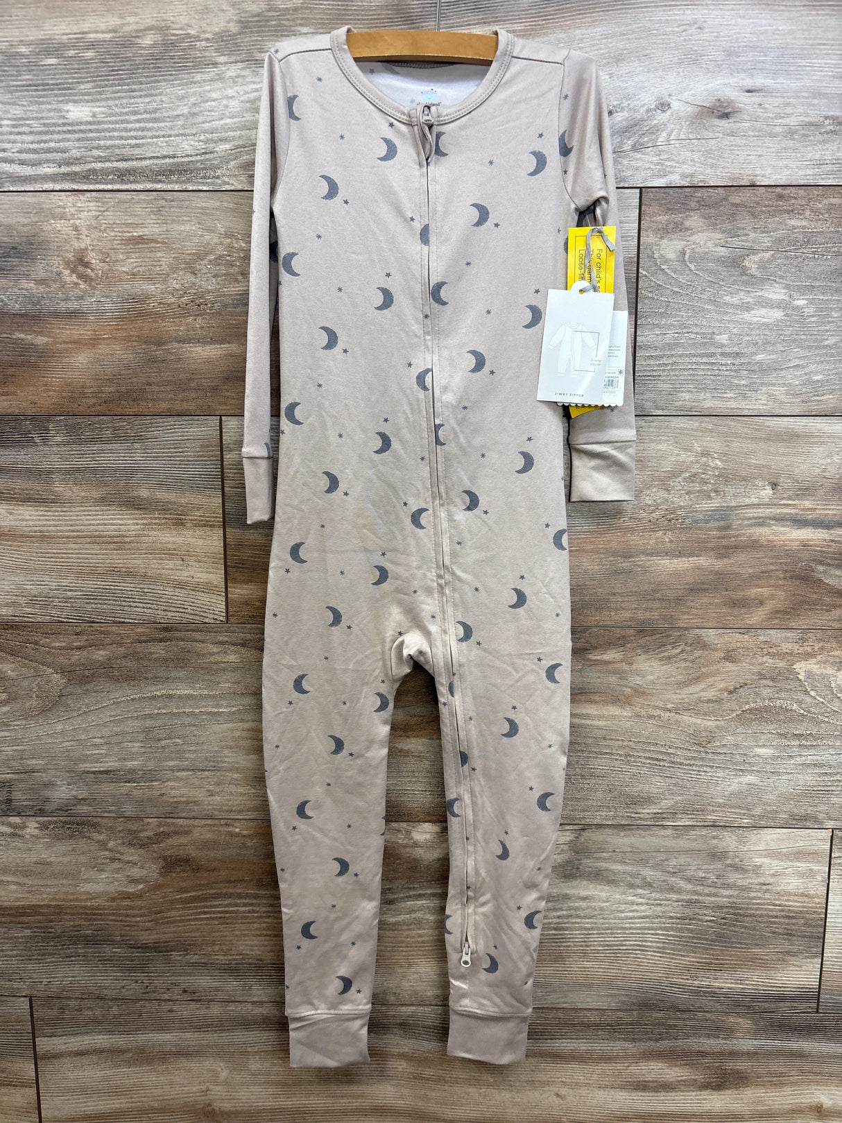 NEW Cloud Island Moon Sleeper Tan sz 4T