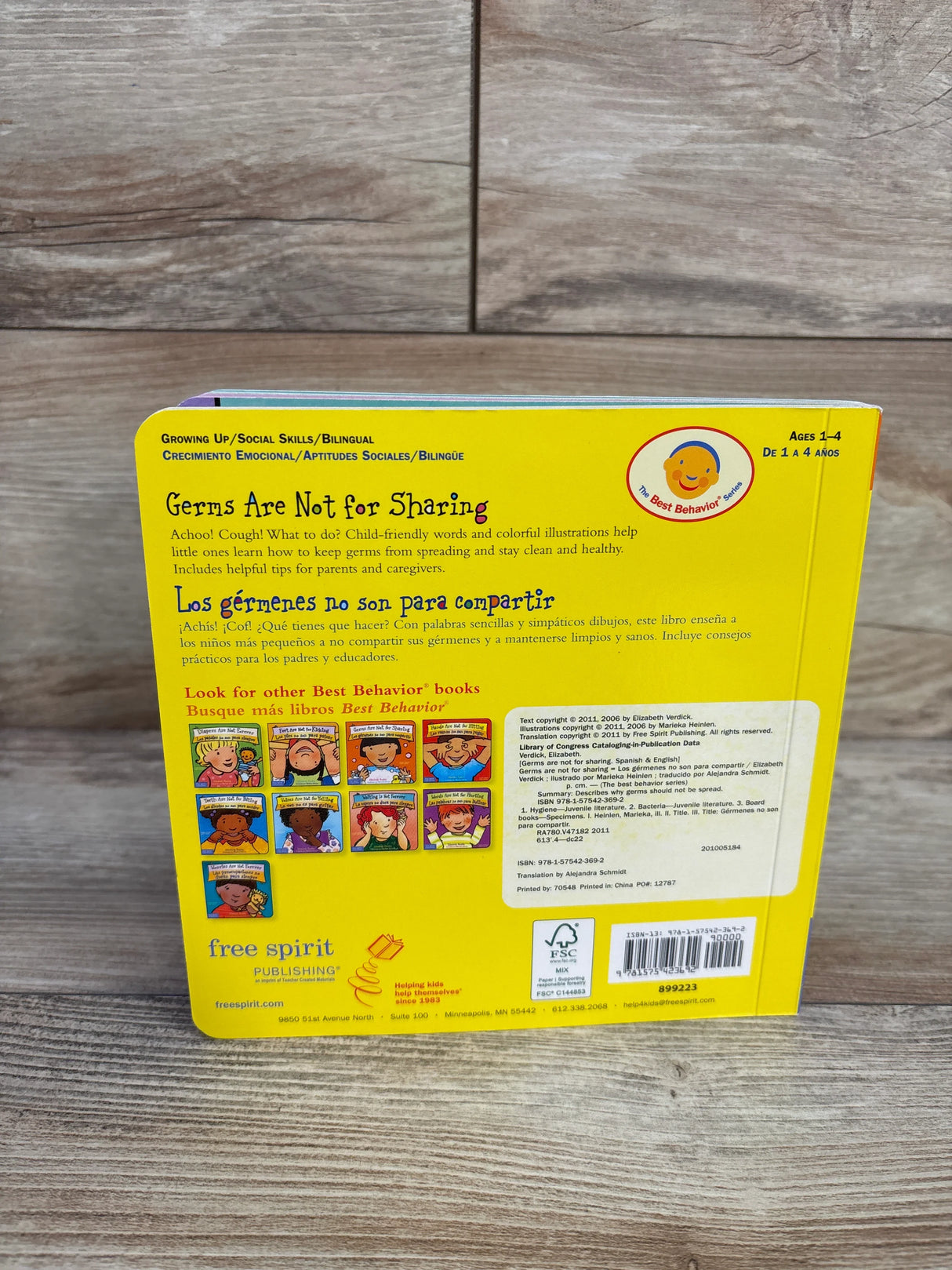 Germs Are Not for Sharing / Los Gérmenes No Son Para Compartir Board Book
