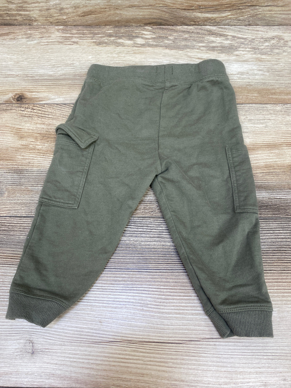 Burt's Bees Baby Drawstring Joggers Green sz 6-9m