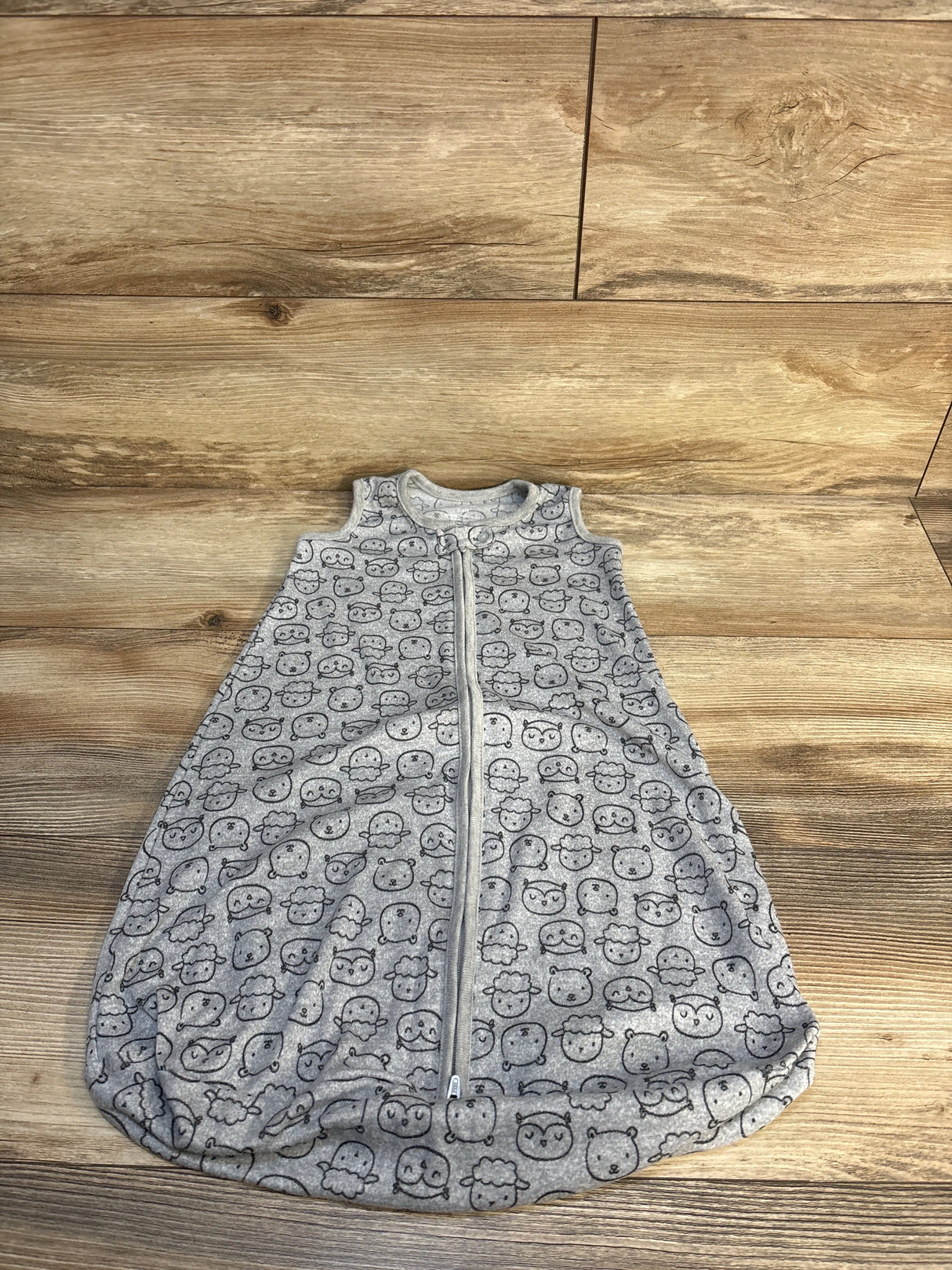 Simple Joys Animal Print Sleep Sack Grey sz 3-6m