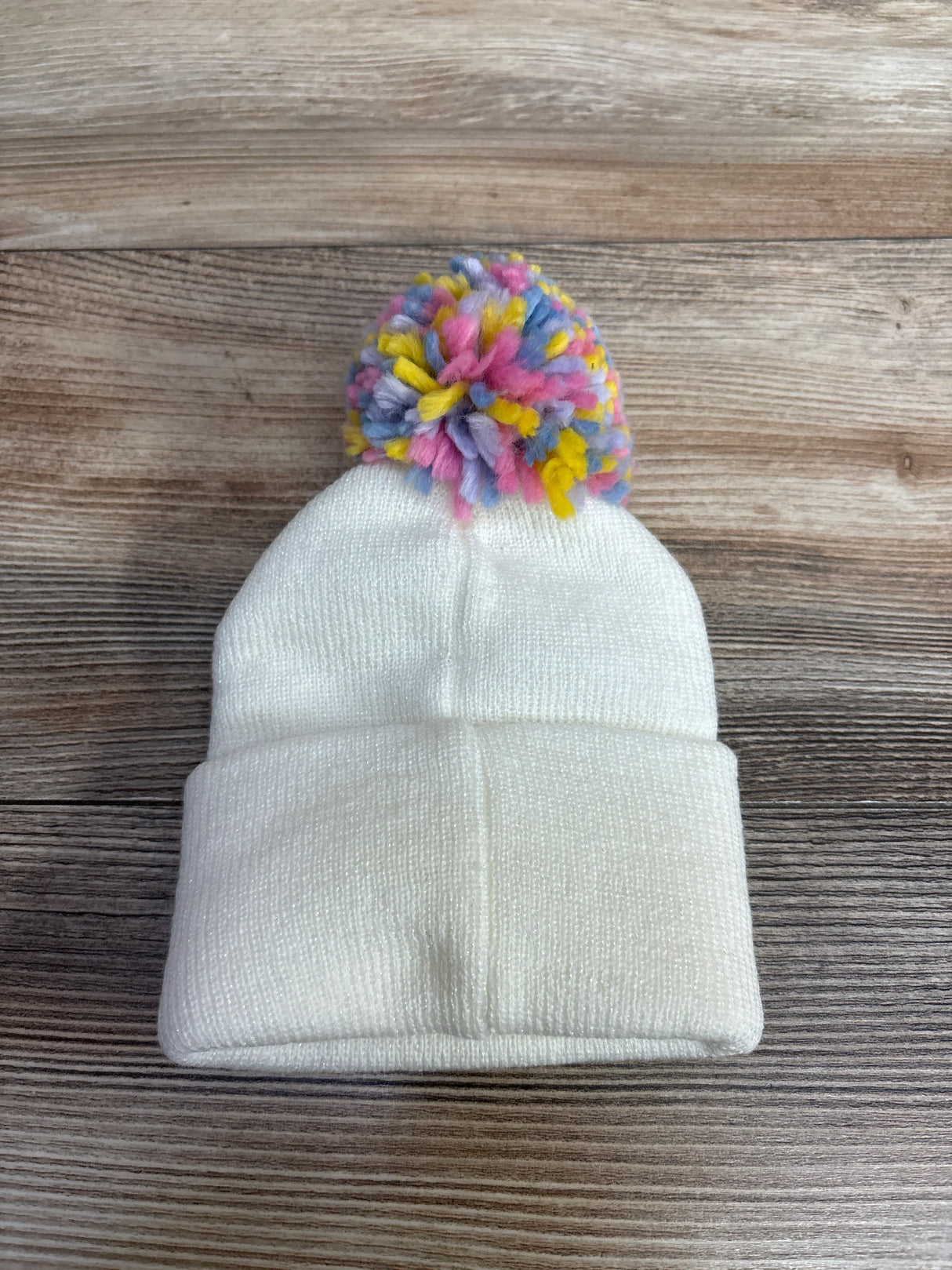 Toby Pom Pom Beanie White