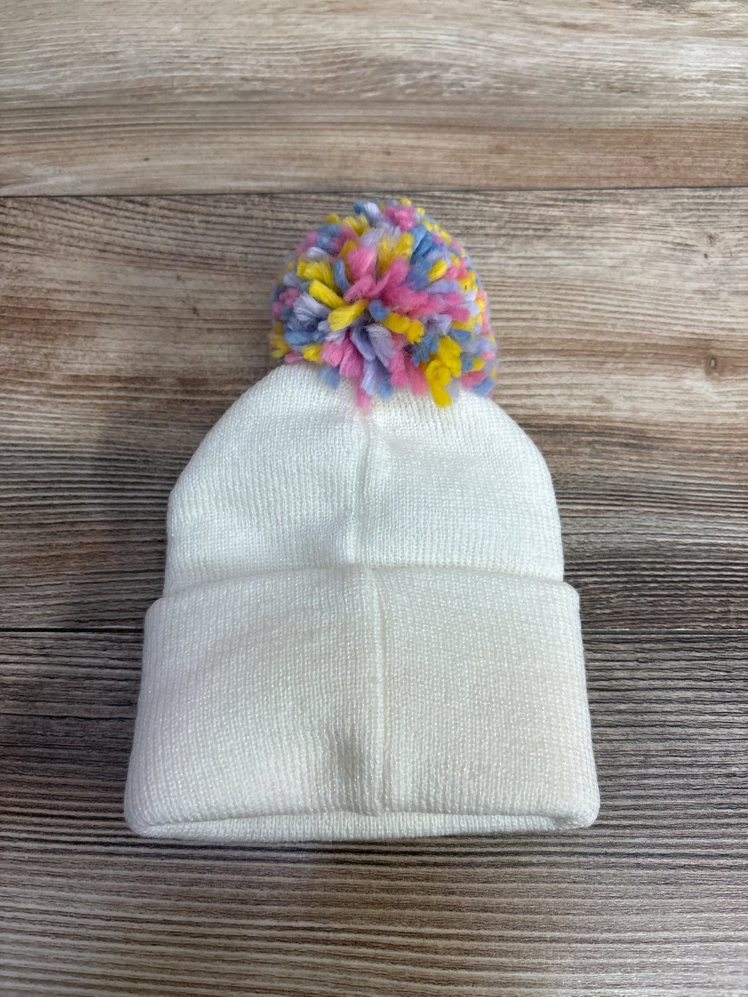 Toby Pom Pom Beanie White