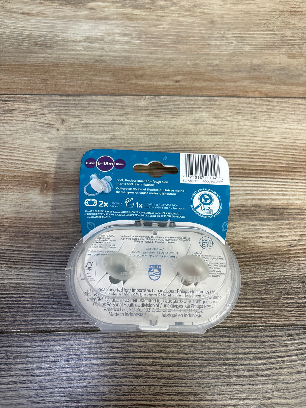 NEW Philips Avent Ultra Soft Pacifiers 6-18m - Beige/Green 2pk