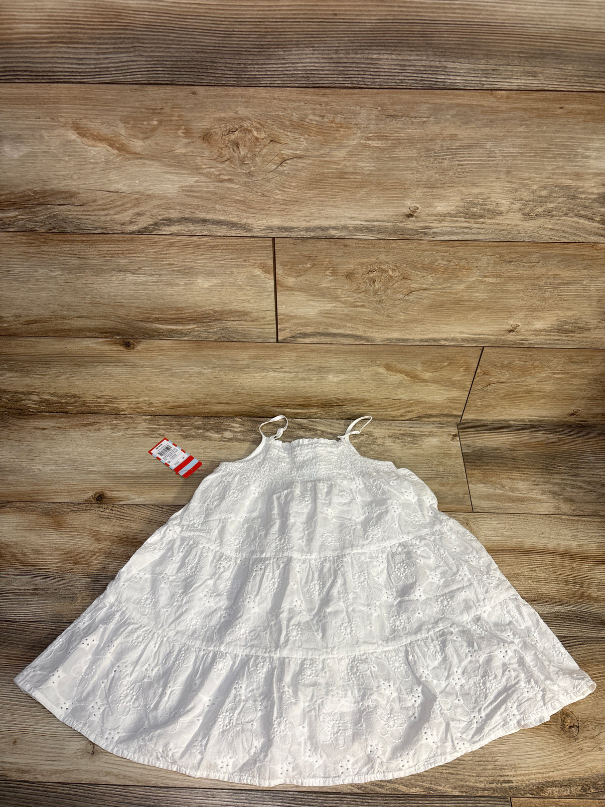 NEW Cat & Jack Eyelet Embroidered Dress White sz 4T