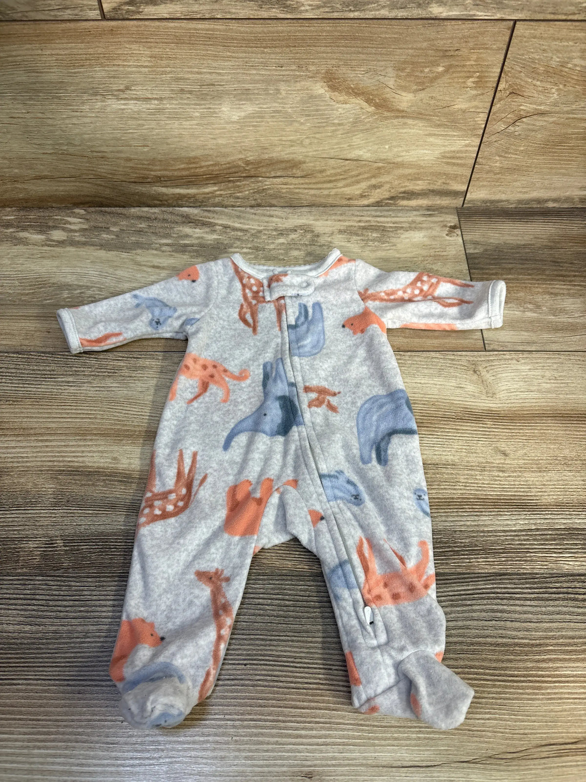 Child Of Mine Blanket Sleeper Grey sz Preemie