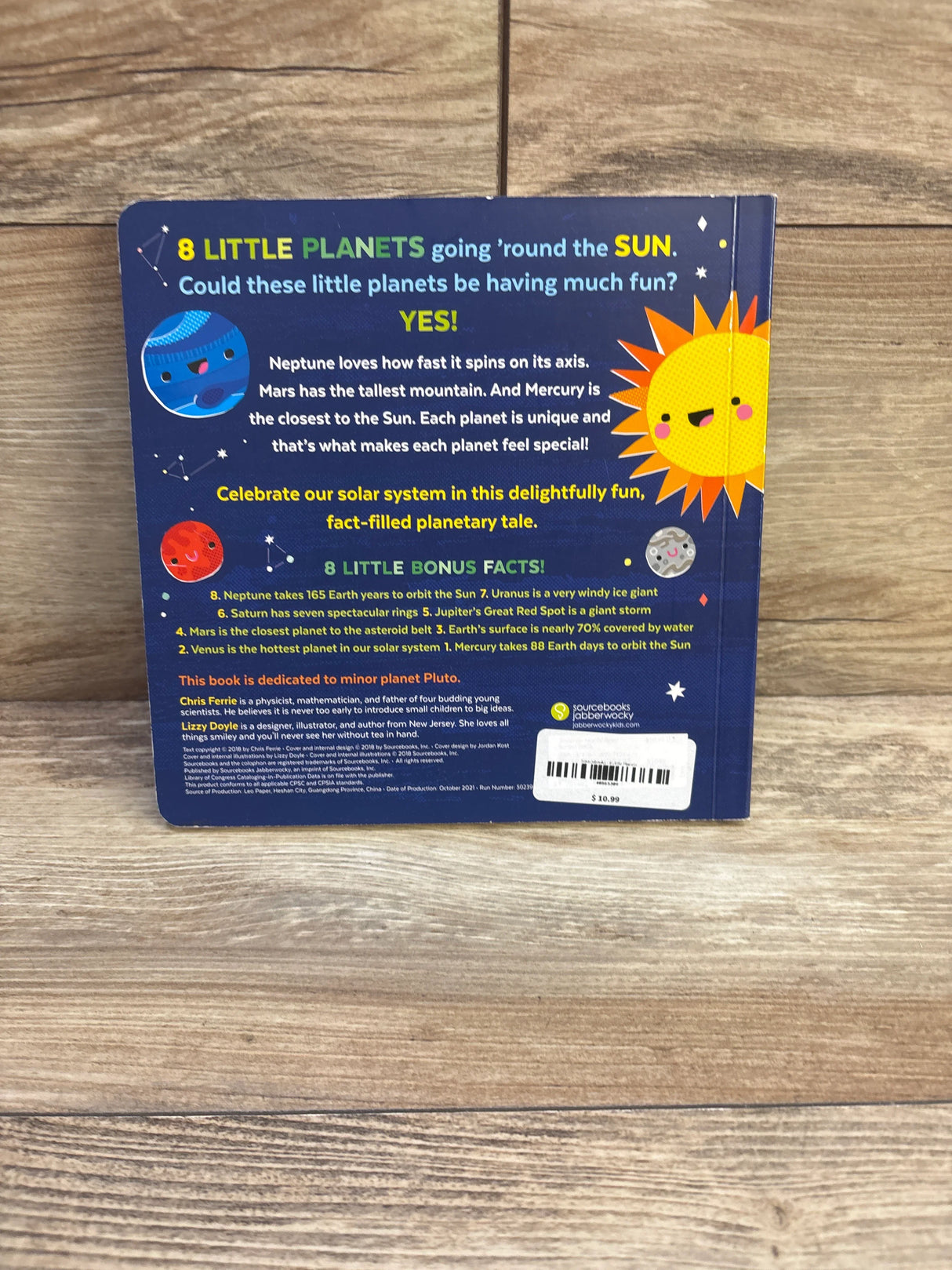 8 Little Planets Board Book