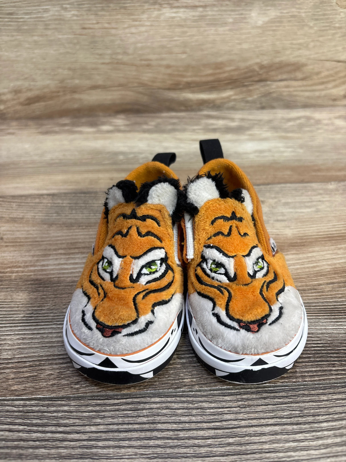 Vans Discovery Project Cat Slip-On V Wild Tiger, Orange sz 5c