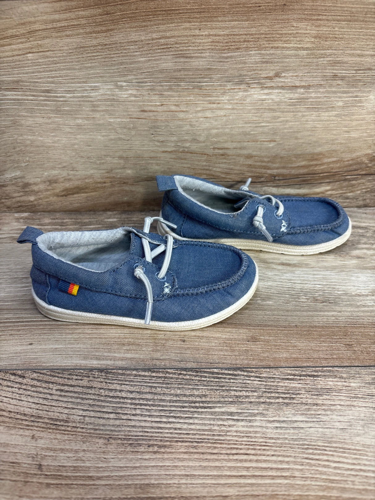 Cat & Jack Bobby Pull-On Sneakers Blue sz 8c - Me n Mommy To Be