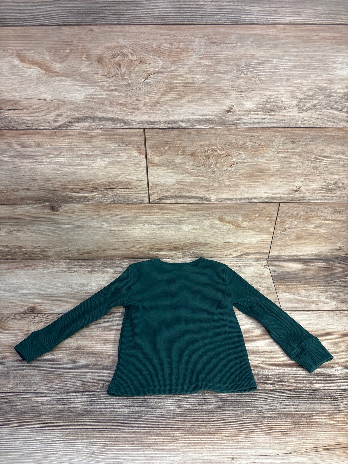 Children's Place Thermal Henley Shirt Green sz 2T