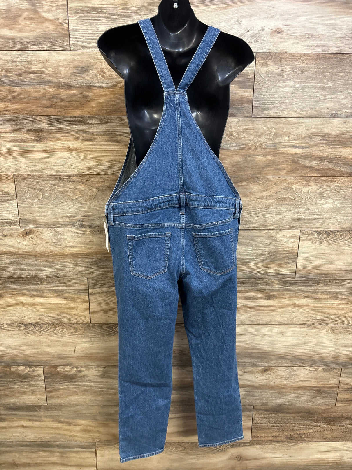 NEW Isabel Maternity Denim Overalls Blue sz Medium (8)