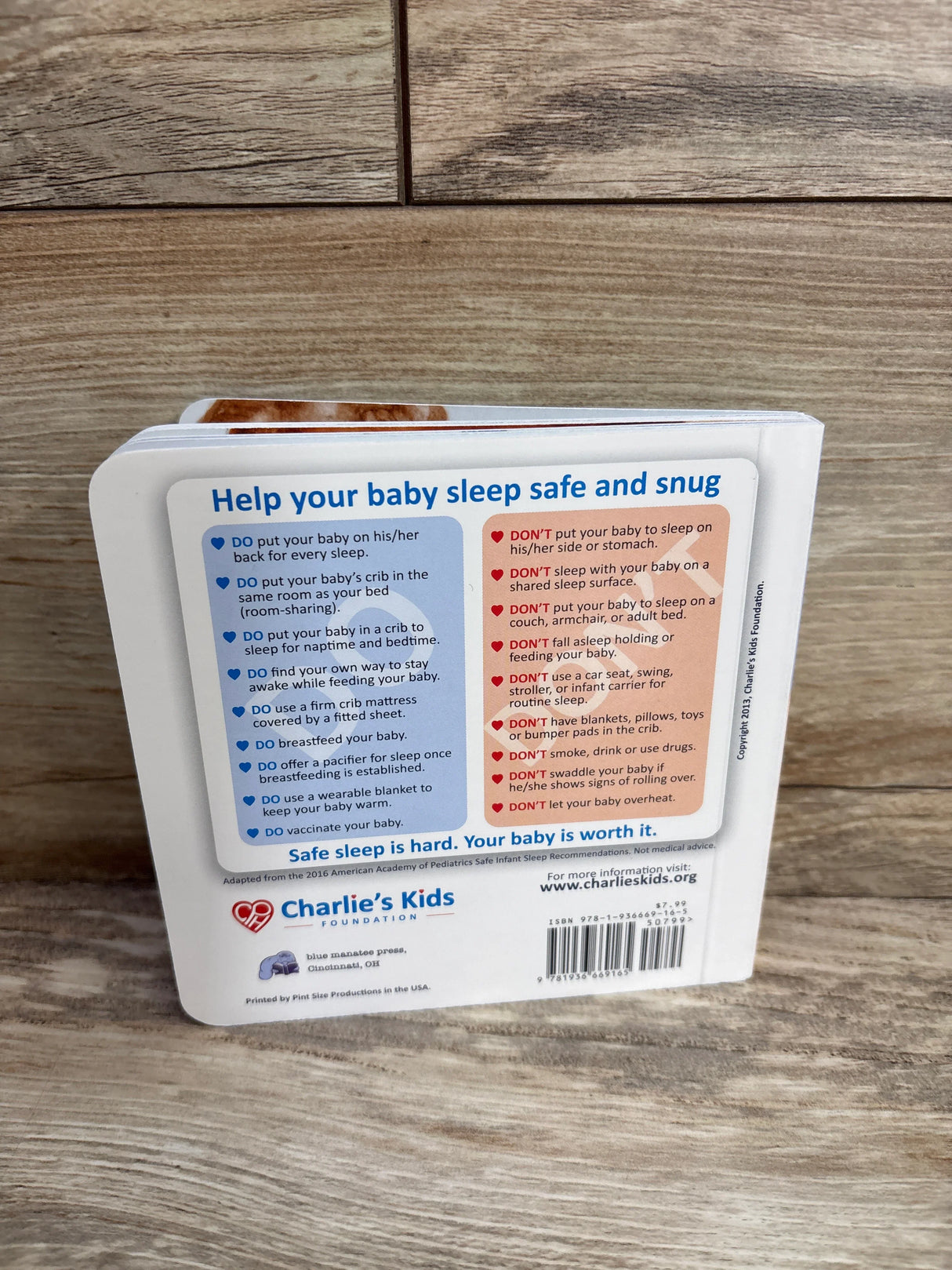 Sleep Baby, Safe and Snug Board Book