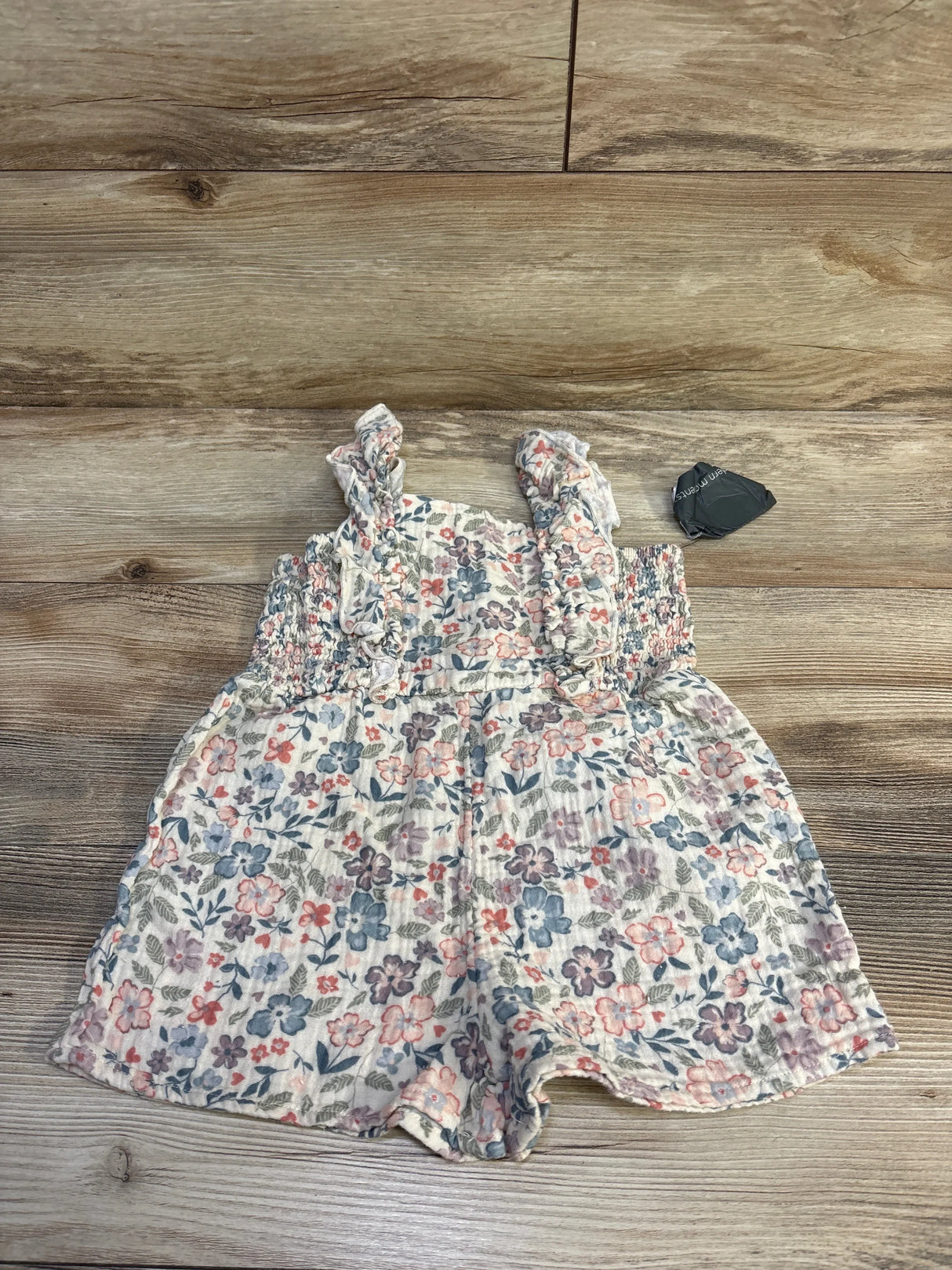 NEW Modern Moments Floral Ruffle Tank Romper Ivory sz 4T
