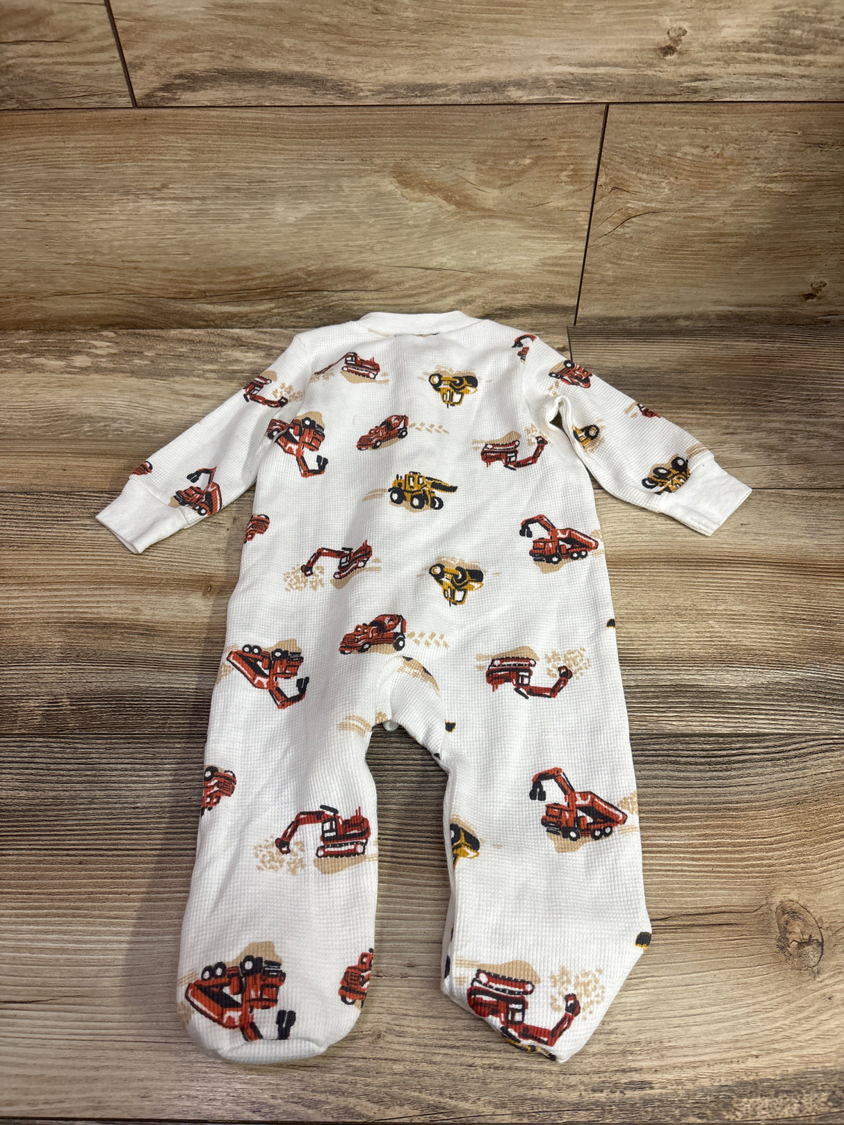 Child of Mine Waffle Knit Sleeper White sz 3-6m