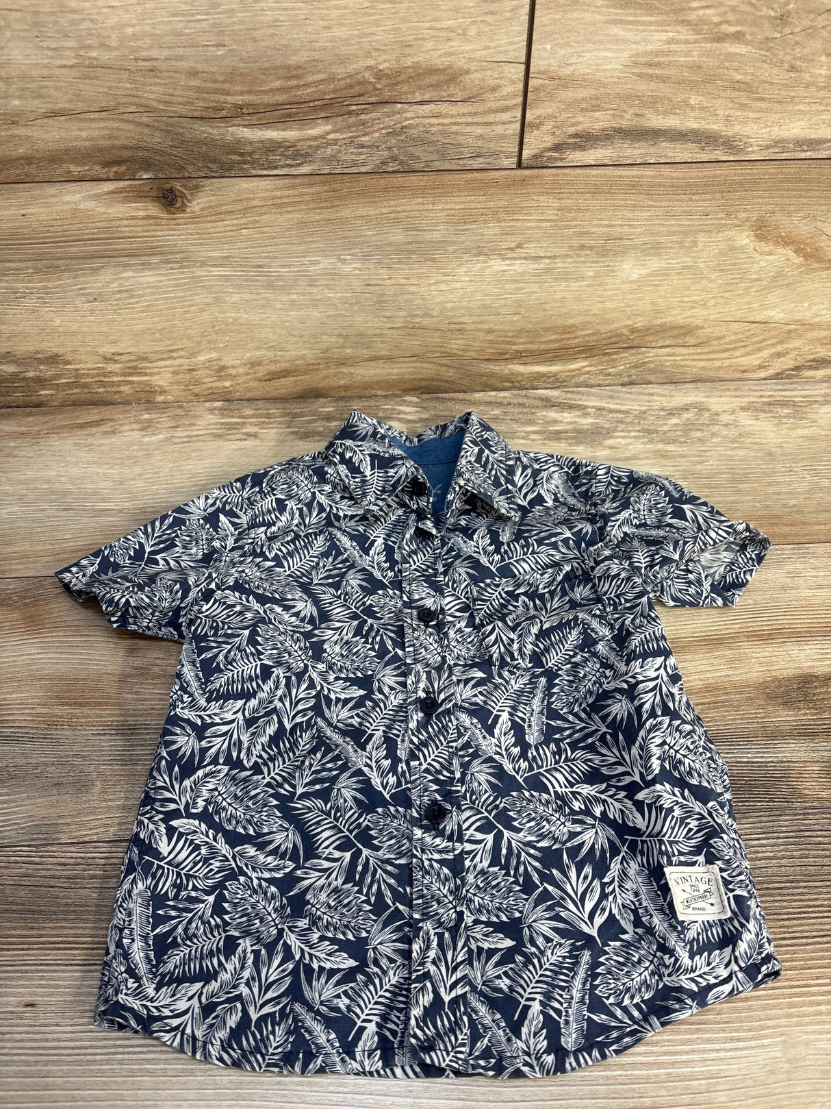 Original Weatherproof Vintage Button-Up Shirt Blue sz 2T
