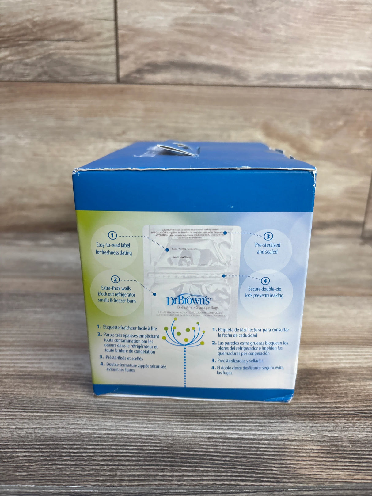 NEW Dr. Brown's Breastmilk Storage Bags 100ct 6oz