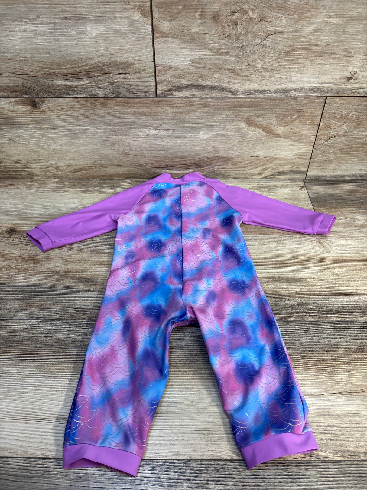 For Love Mermaid Rashguard Swimsuit Purple sz 6-12m