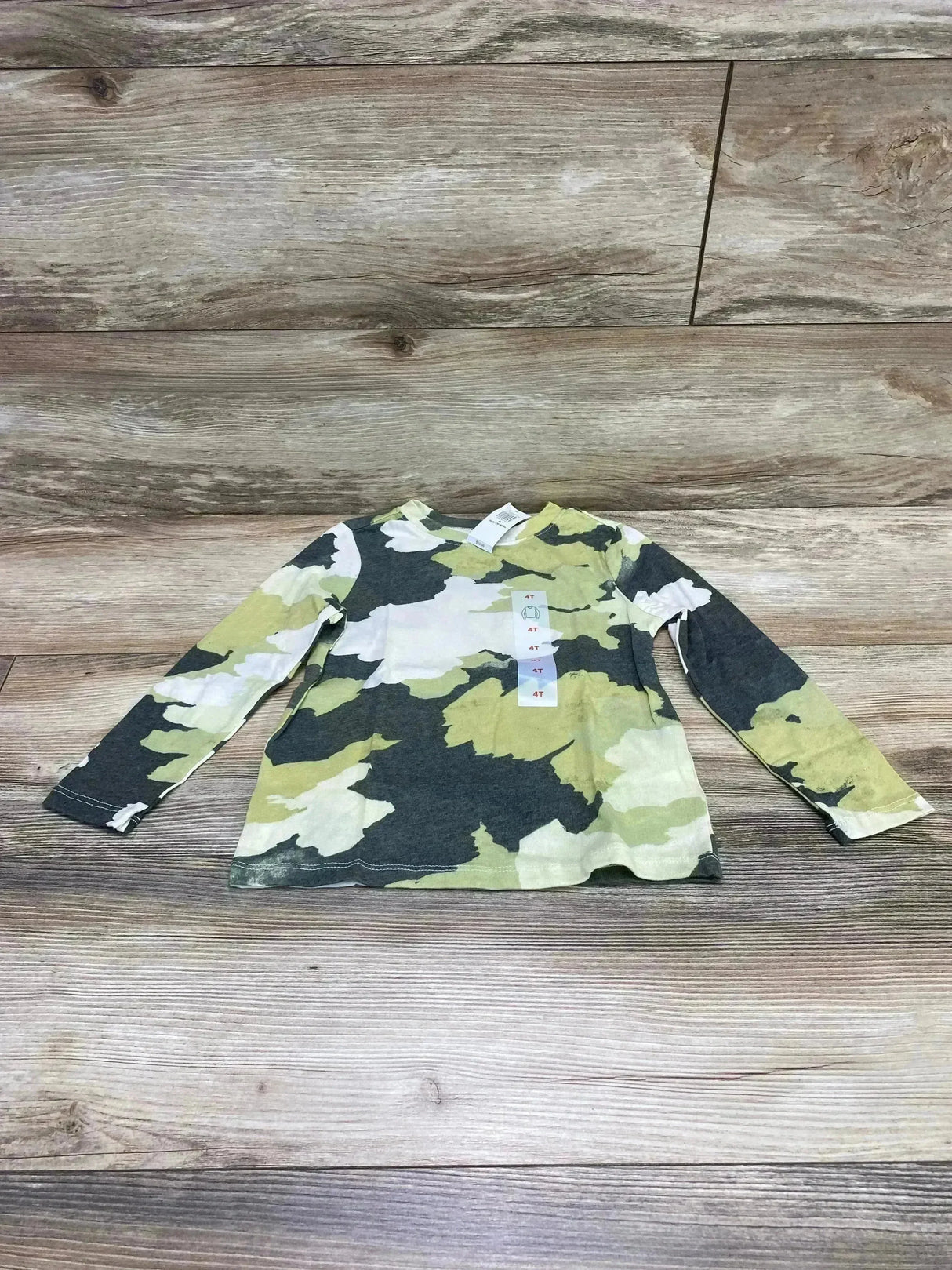 NEW Old Navy Long Sleeve Shirt Green sz 4T - Me n Mommy To Be