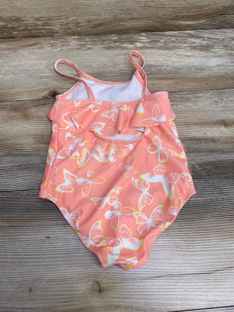 Oshkosh 1pc Butterfly Print Swimsuit Pink sz 3T - Me n Mommy To Be