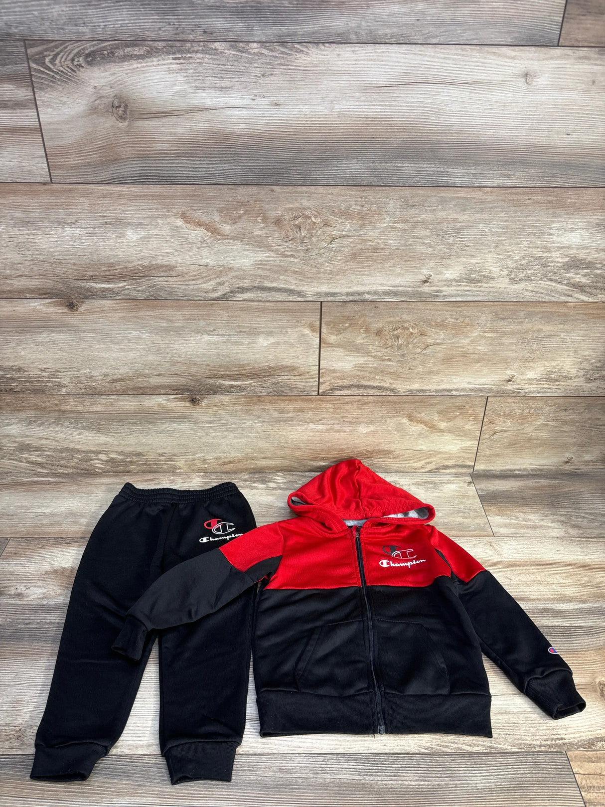 Champion 2pc Track Suit Set Red sz 4T