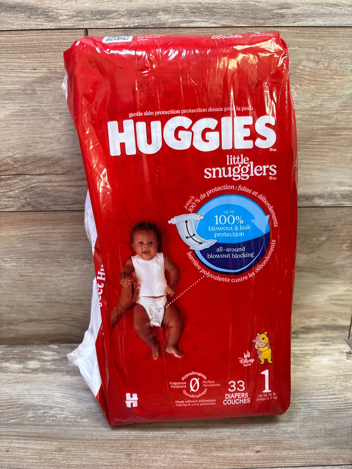 NEW Huggies Little Snugglers Diapers Size 1 33ct.