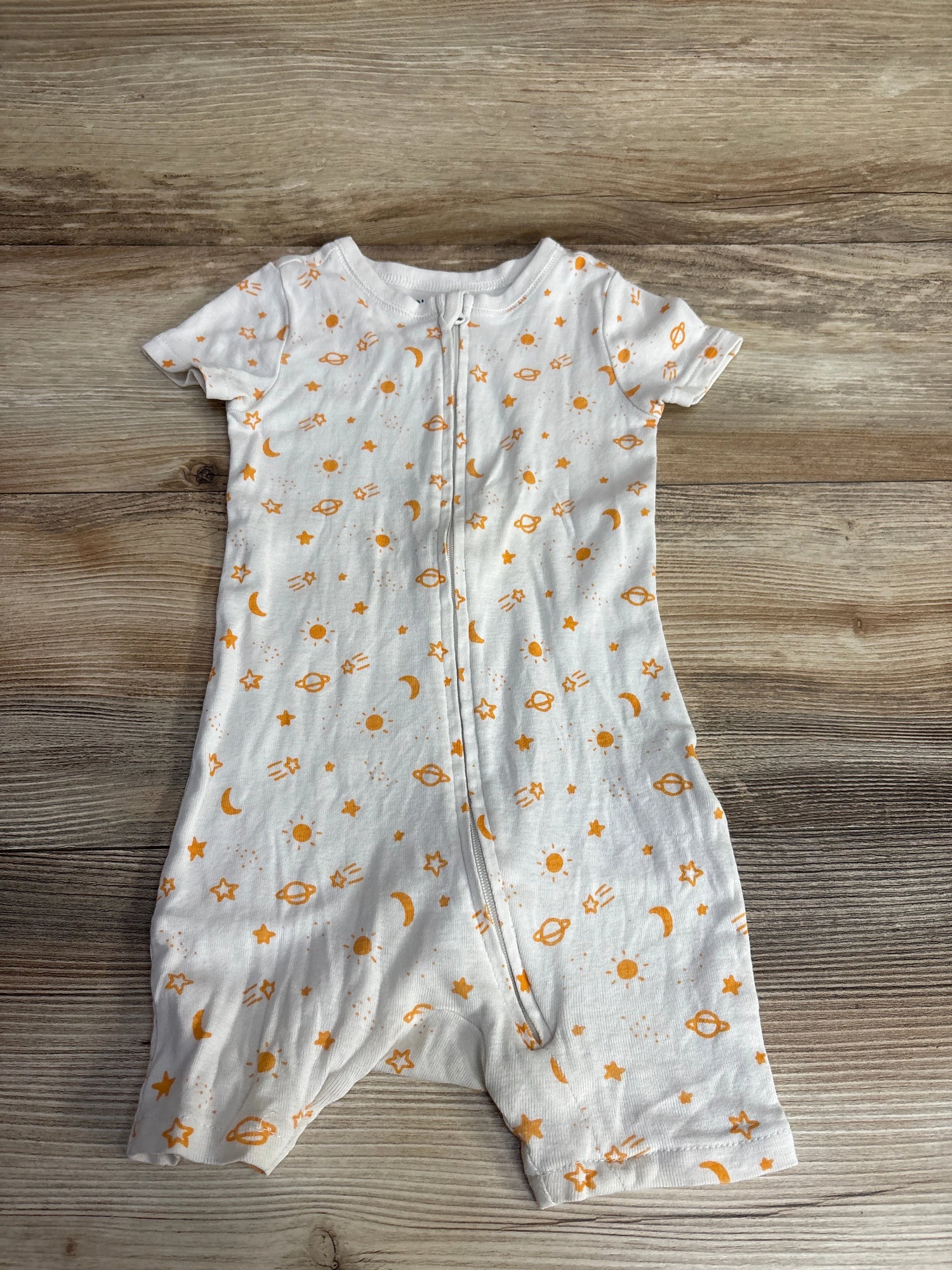 Old Navy Space Romper White sz 18-24m