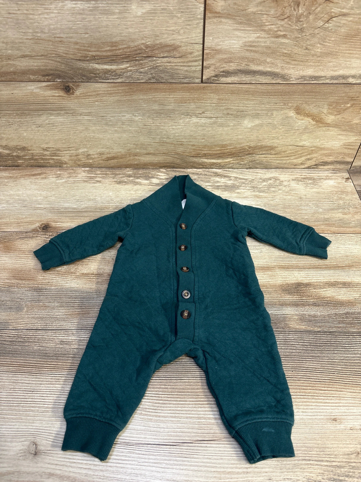 Carter's Collared Quilted Coverall Green sz 3m