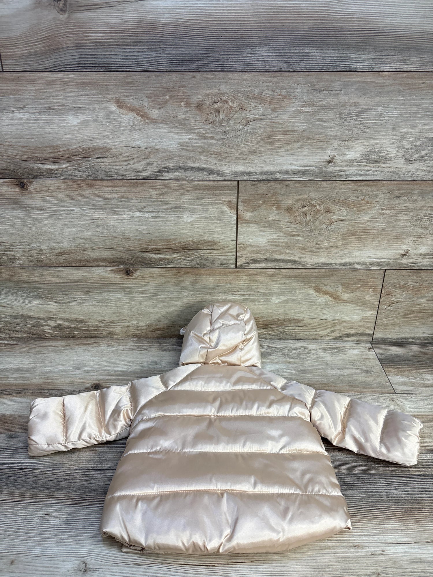 NEW Baby Gap ColdControl Max Metallic Puffer Jacket Gold sz 6-12m