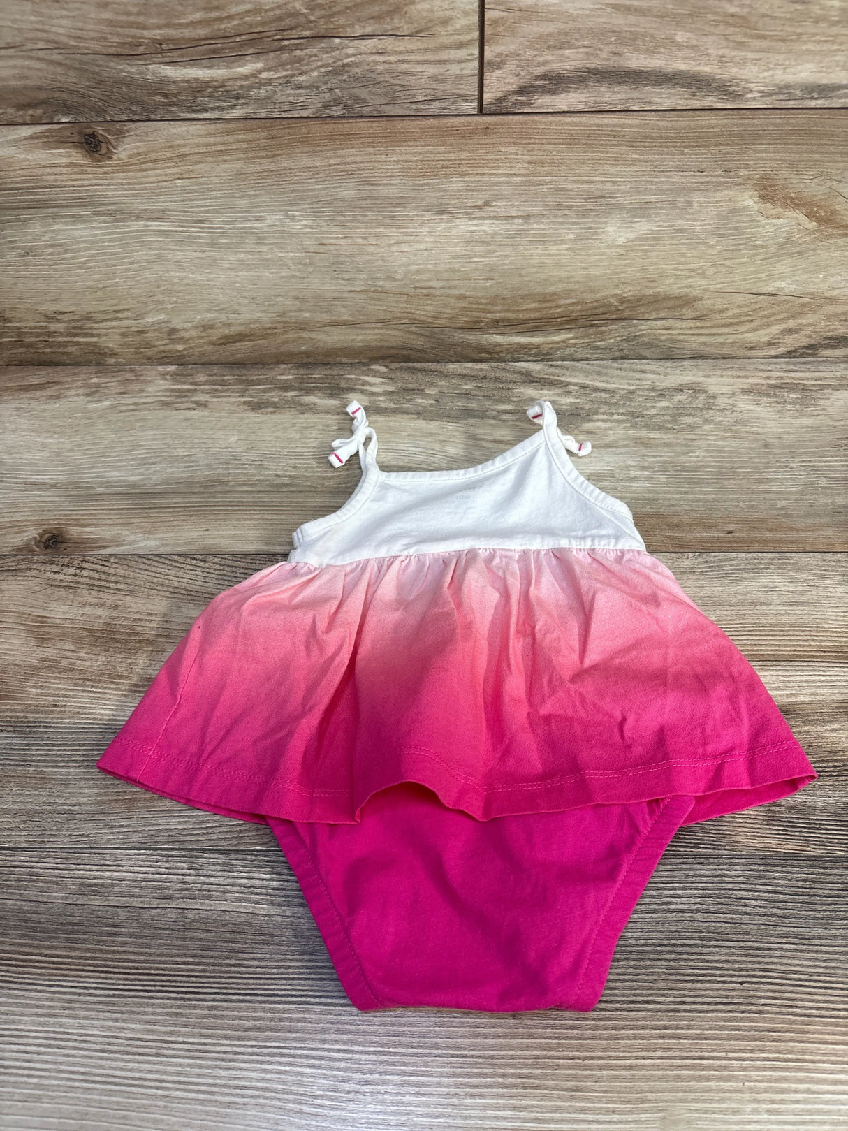 Carter's Ombre Bodysuit Dress White sz 6m