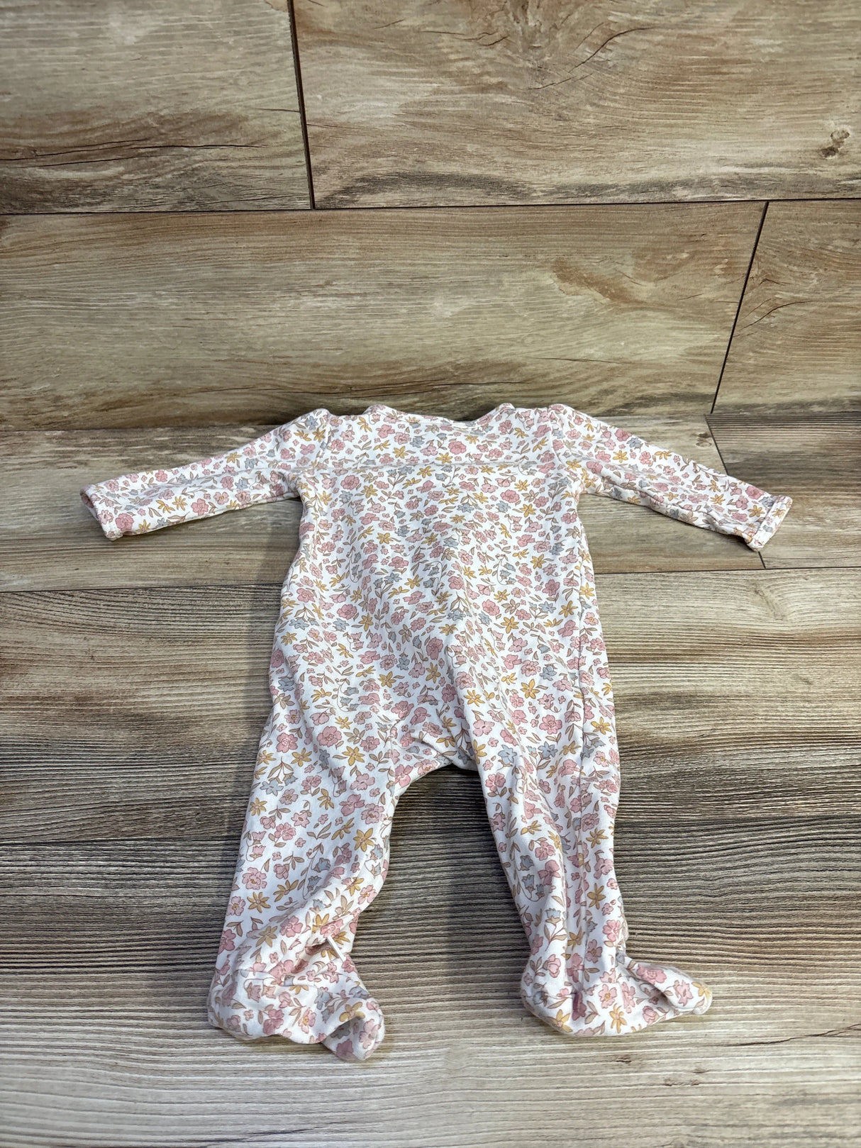 Carter's Floral Sleeper White sz 6m